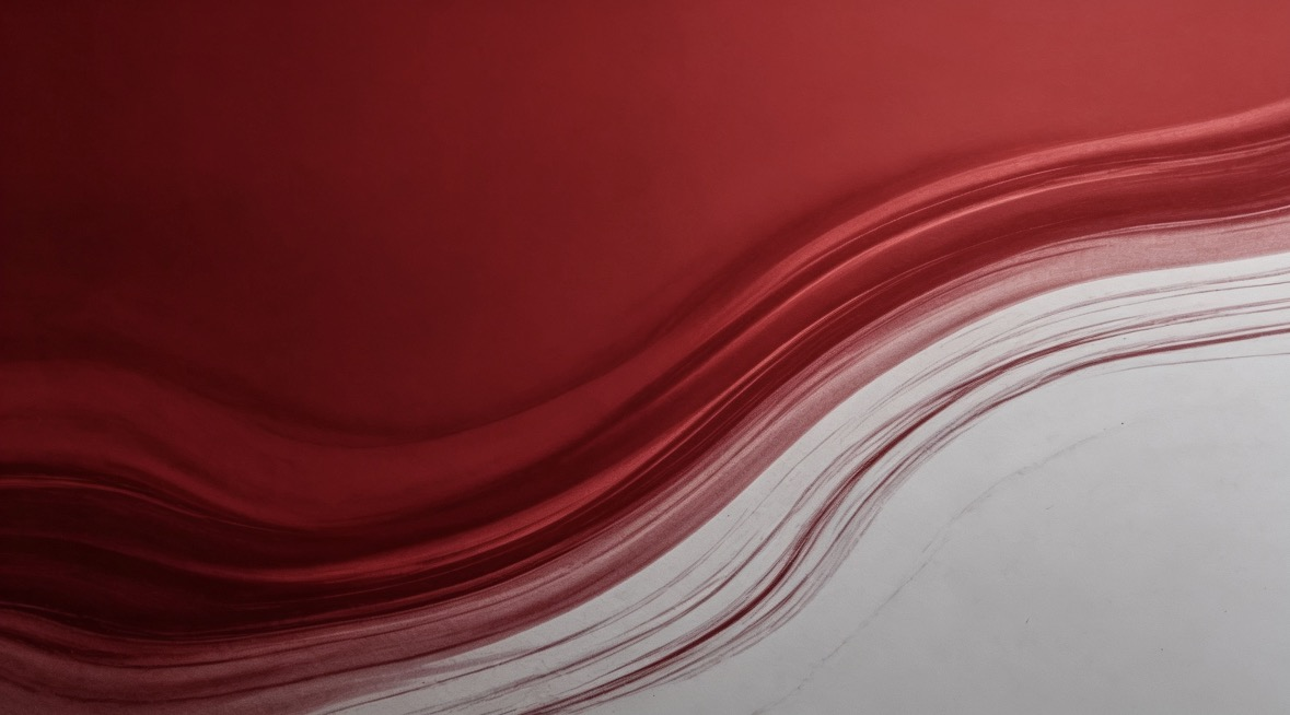 Flowing garnet red abstract background